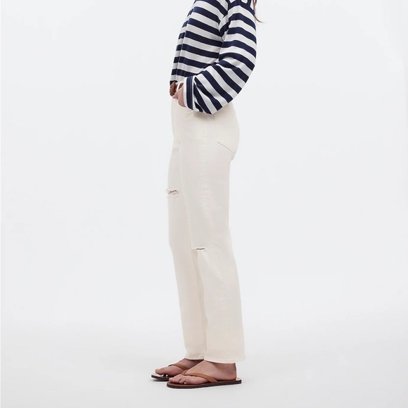 Madewell The Tall '90s Straight Jean in Tile White size 27T NWT NP520 - Picture 3 of 14